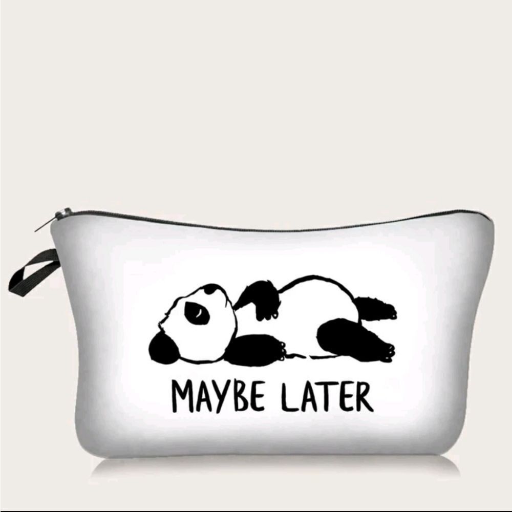 Panda "Maybe Later" Pouch - Picture 2 of 3